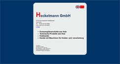 Desktop Screenshot of heckelmann-gmbh.com